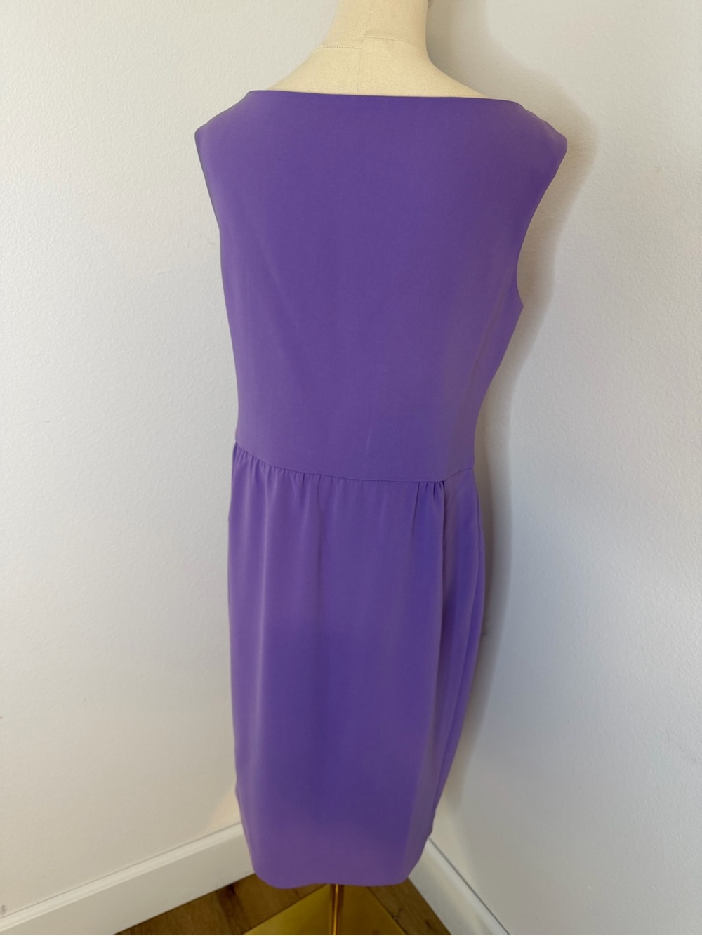 Moschino Lavender Boatneck Sleeveless‎ A Line Dress Size 10 - Picture 5 of 7
